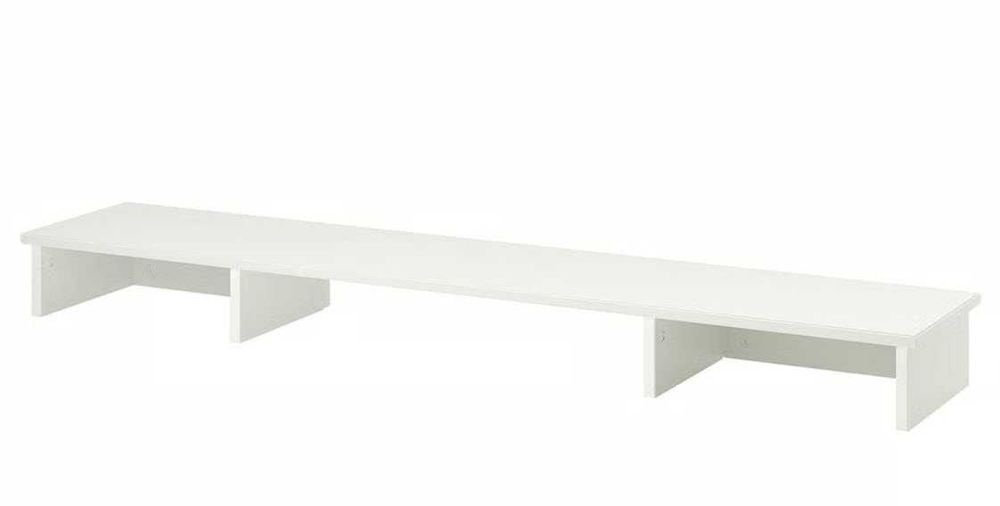 IDANÄS Nadstawka do biurka, biały, 152x30 cm