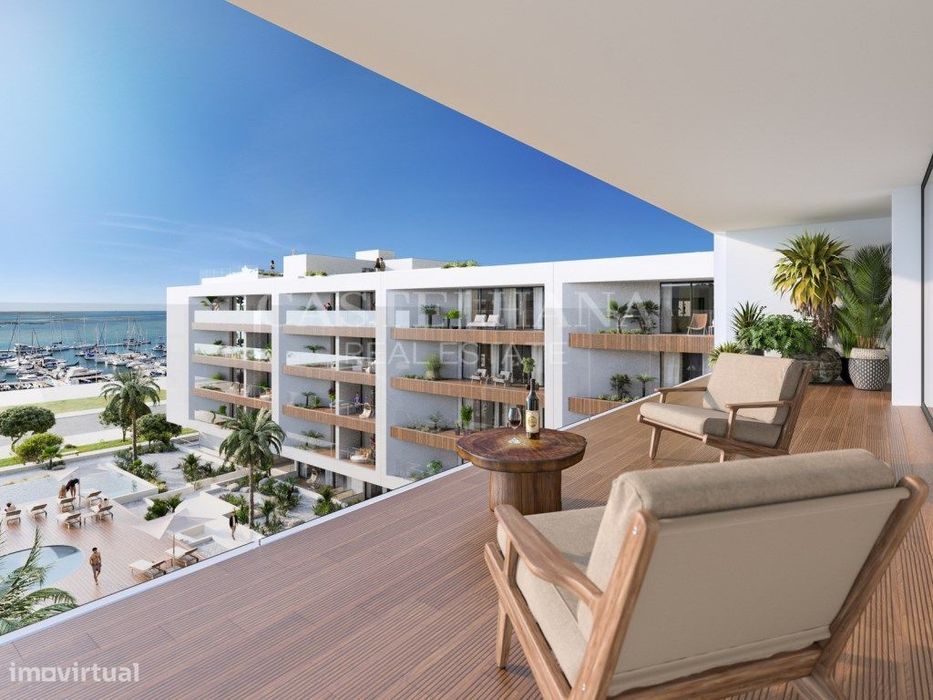 Apartamento T2 com varanda em novo empreendimento na Marina de Olhão