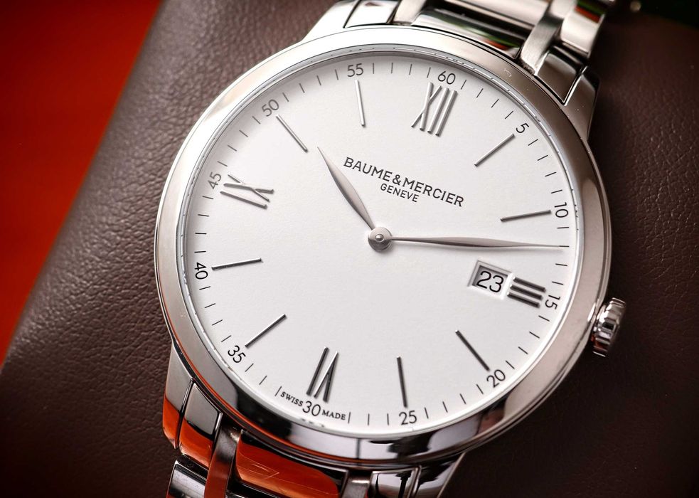 Baume & Mercier M0A10354 Classima 10354 - 40mm Elegancki Zegarek Męski