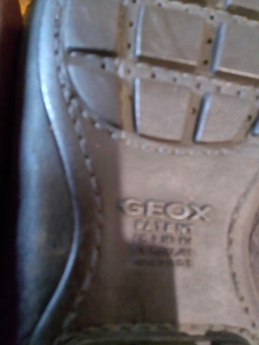 Мужские мокасины из плотной,натуральной кожи,Geox