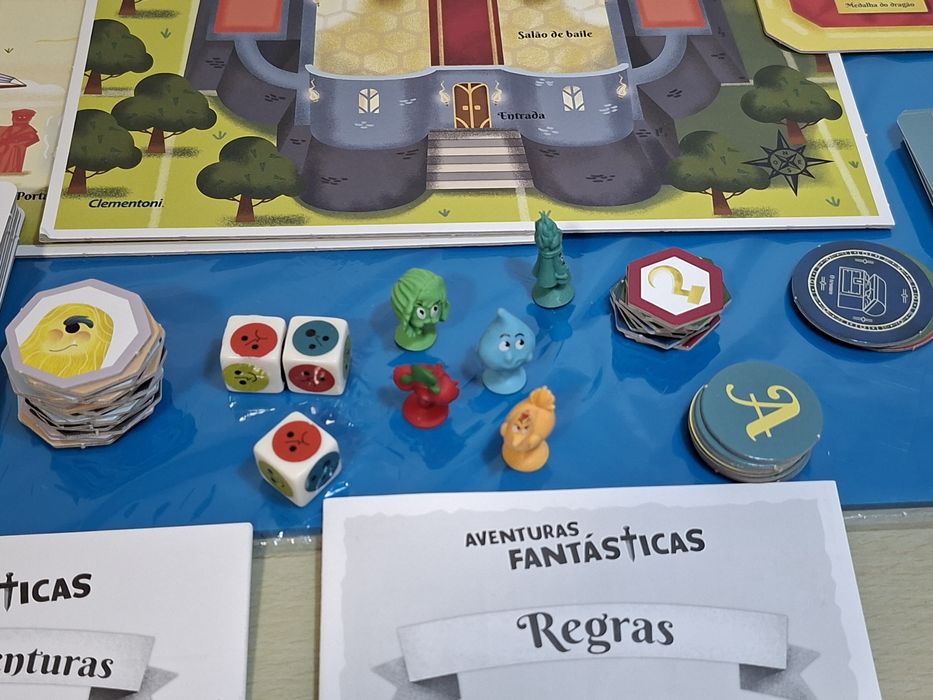 Jogo tabuleiro aventuras fantásticas Clementoni