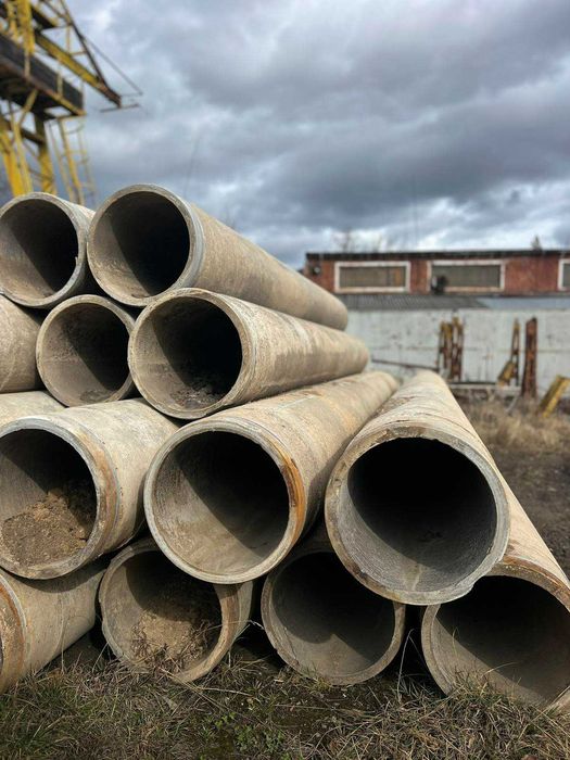 Залізобетонні азбестоцементні , металеві труби D 500,600,800 Б/У,НОВІ