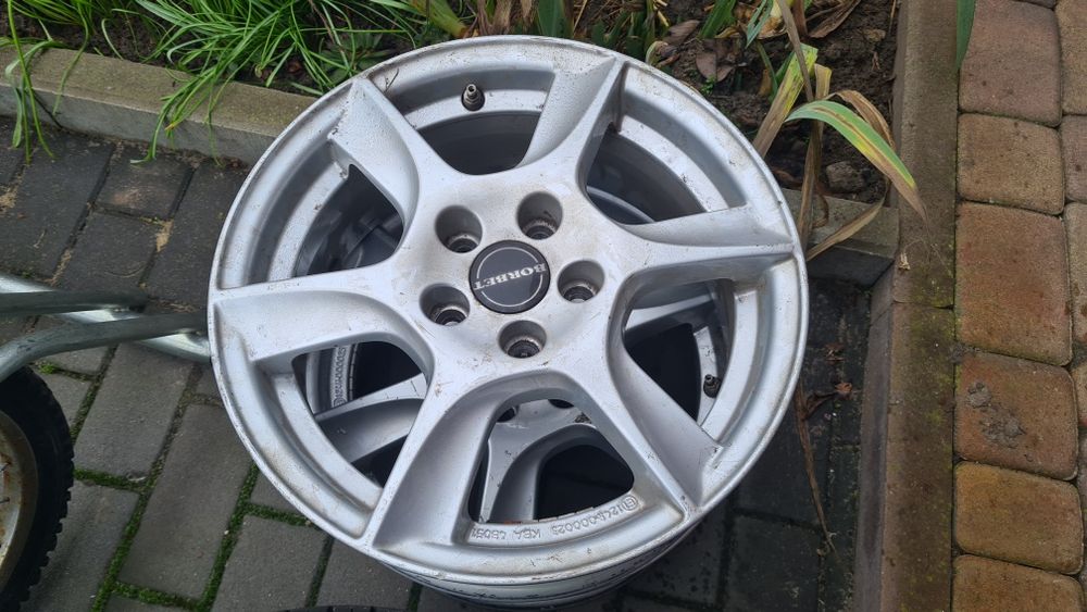 Felgi aluminiowe 15 Borbet 4szt w cenie złomu