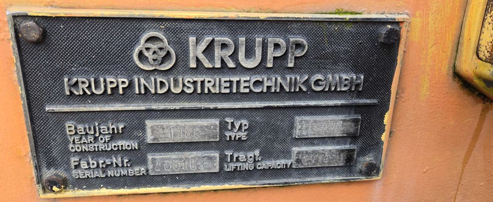 Żuraw Krupp KMK 2025