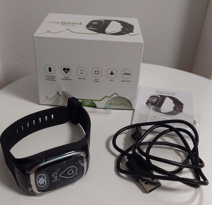 Smartaband opaska dla seniora i dziecka my band 4family GPS telefon