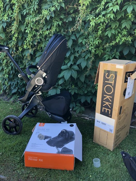Stokke v5 wózek duzy zestaw
