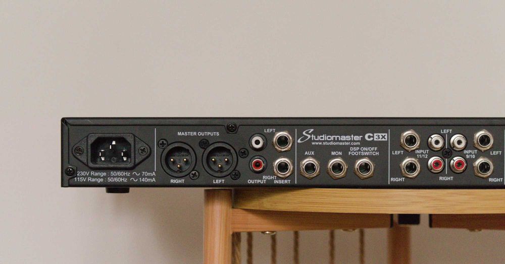 Studiomaster C3X / Mixer / Mikser / Rack 1U / DSP
