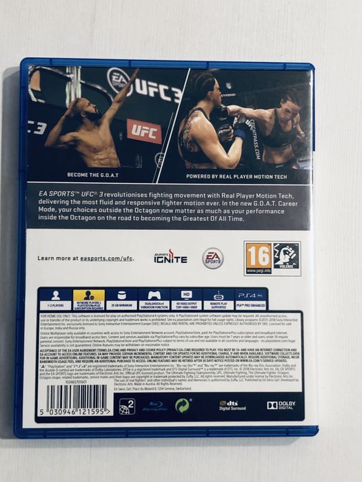 Ufc 3 gra na ps4 gry playstation pro mma fight dla dwoch bijatyka pl