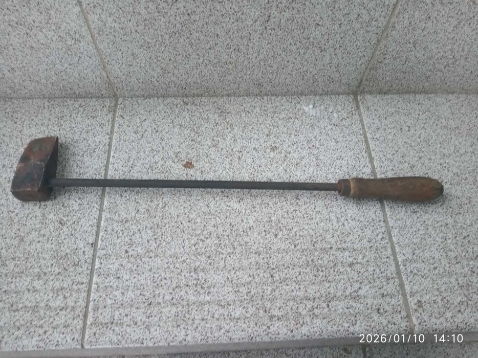 Kolba lutownicza z czasów PRL długość 51 cm