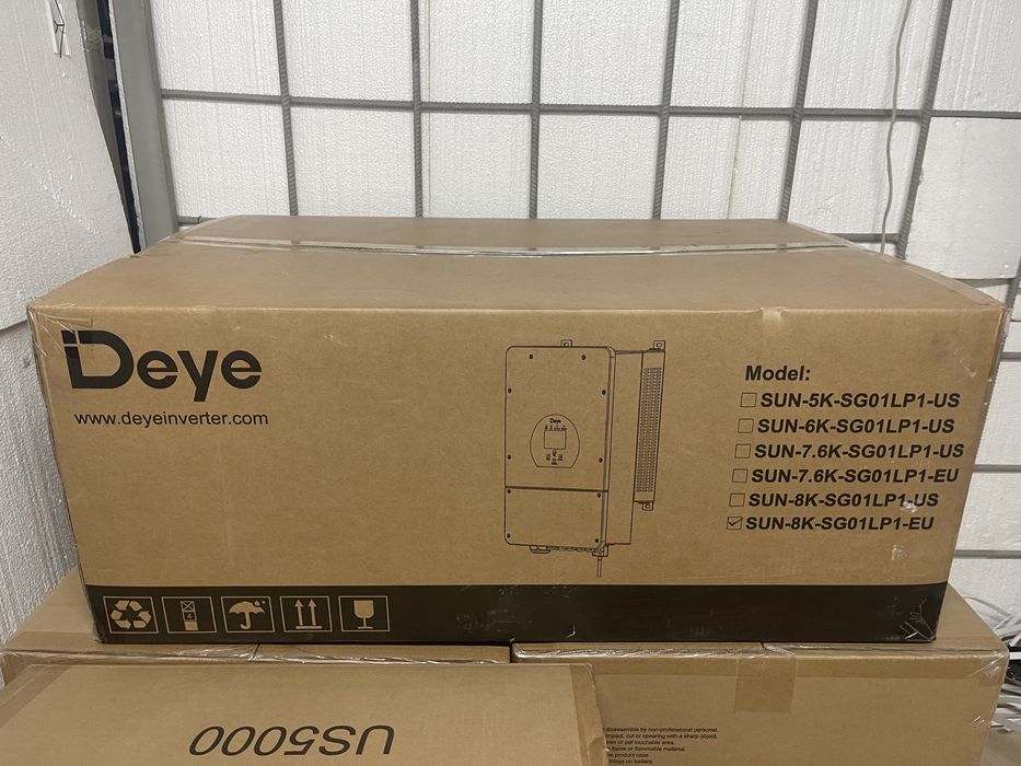 Гибридный инвертор Deye SUN-8K-SG05LP1-EU-AM2-P WiFi офіційний с гарантією !
