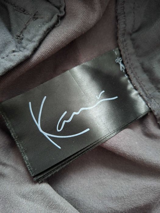 Spodnie bojówki Karl Kani designerskie szare