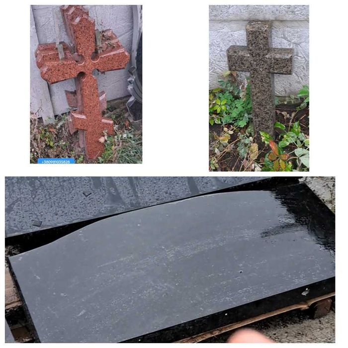 Гранитные памятники из гранита доставка, установка, Борисполь и рядом