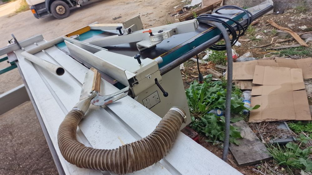 Esquadrejadora mida carro 3200 inclina 45g maquinas de carpintaria