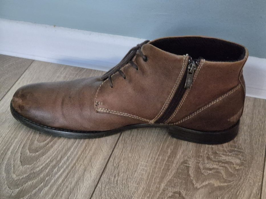 Skórzane buty męskie Lasocki 44