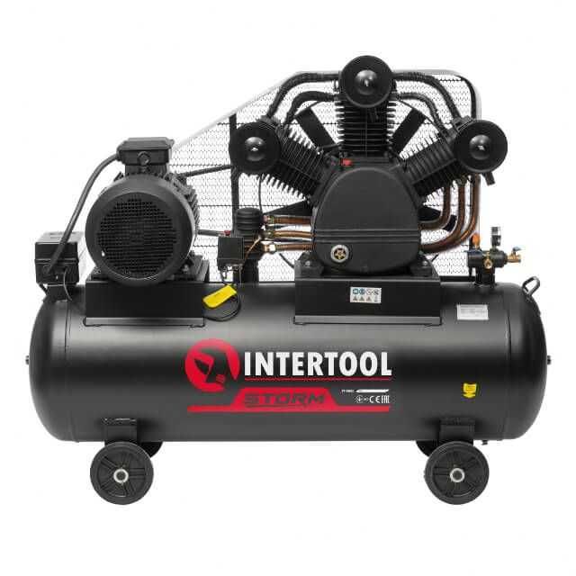 Компресор 300л, 15 кВт, 380 В, 10aтм, 2000 л/хвил. INTERTOOL PT-0052.