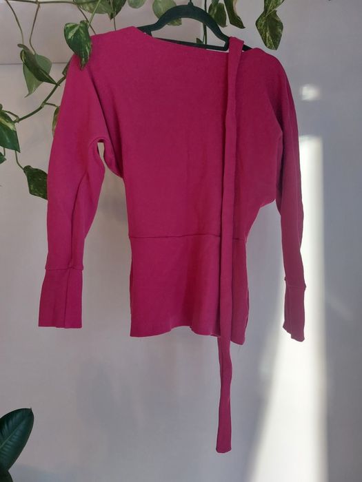 Różowa bluzka bawełniana