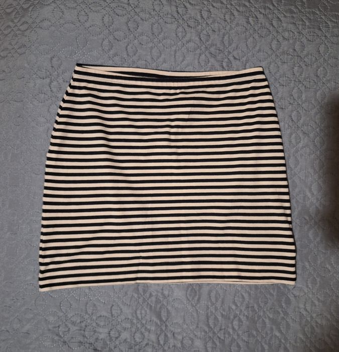 Spódniczka mini w paski tuba H&M r. M