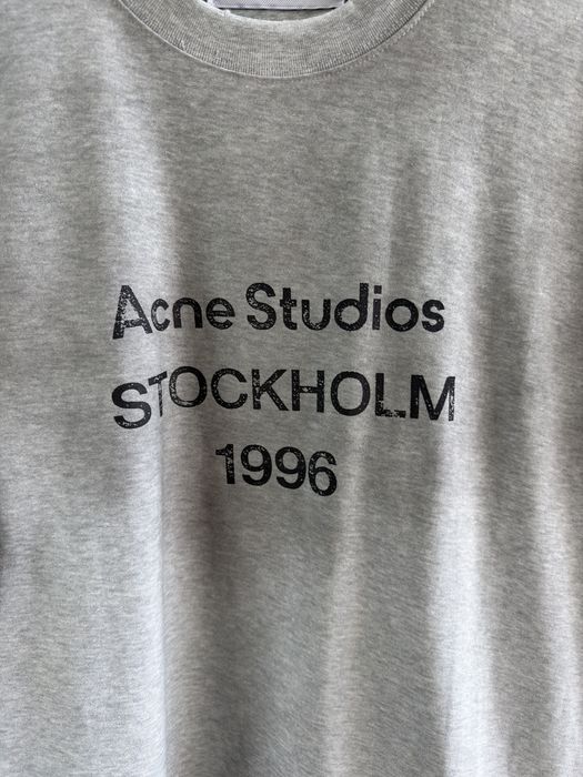 Футболка ACNE Studios Stockholm 1996 Faded Grey Rick Owens