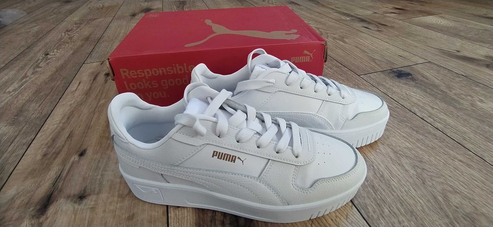 Sneakersy buty Puma r.39 damskie białe