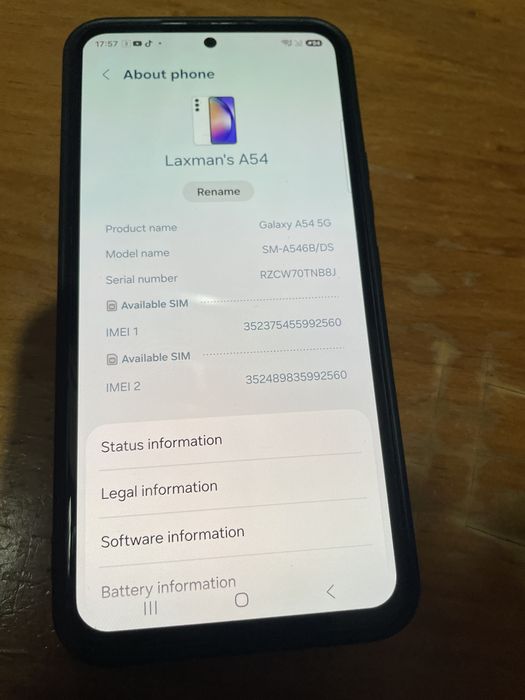 Samsung A54 5G sell