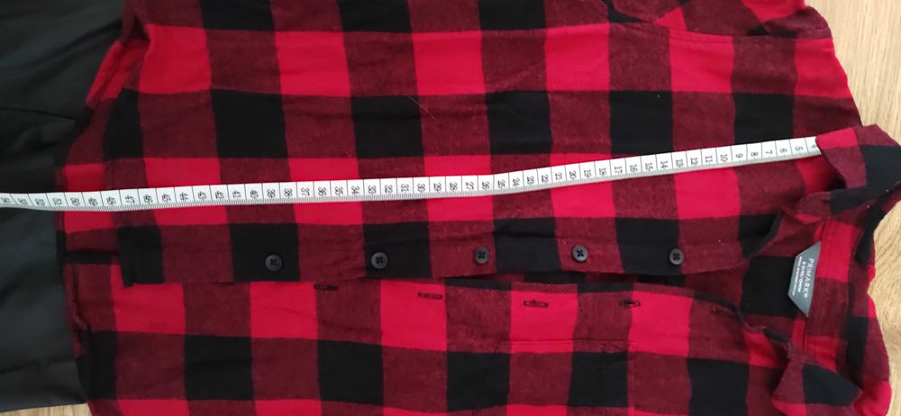 koszula w kratę roz. 134