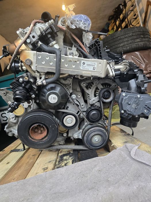 Silnik BMW F20, F30, F33, B47D20A diesel, 190 KM, 2015r,  przebieg. 12