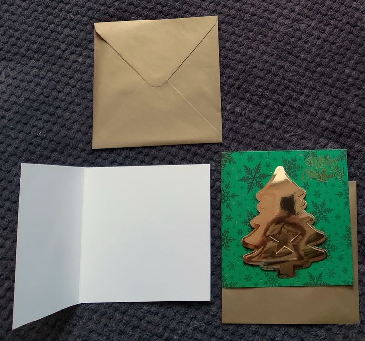 2 x kartka świąteczna z kopertą Boże Narodzenie pocztówka