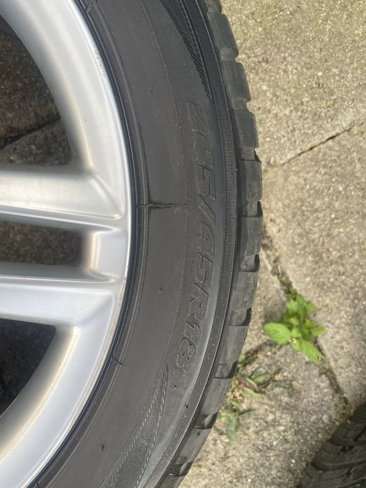Alufelgi opony całoroczne koła 245/45/18, 5x112 Audi A4, A5, A6, A7, A8, Q5, VW