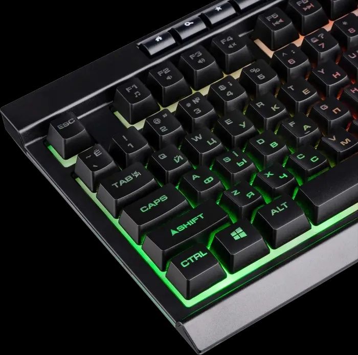 Клавіатура 2E GAMING KG300 LED USB Black (2E-KG300UB)