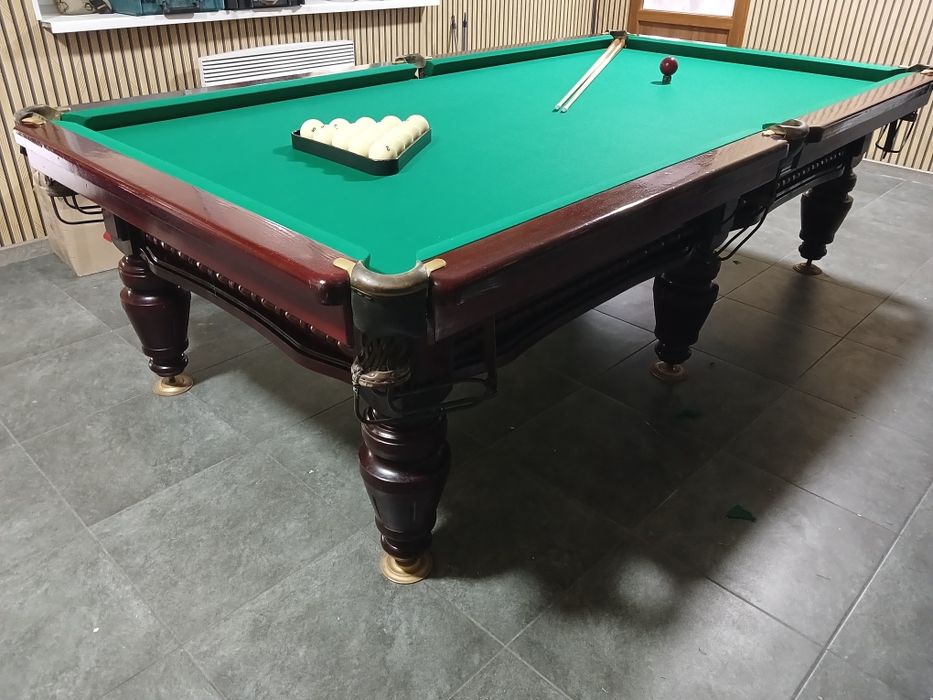 Бильярдный стол Більярдний стіл + комплект шари кий лампа полка