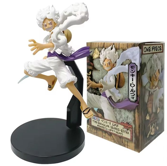 Фигурка Луффи пятый гир Ван Пис One piece белый Луффи Ника Луфі