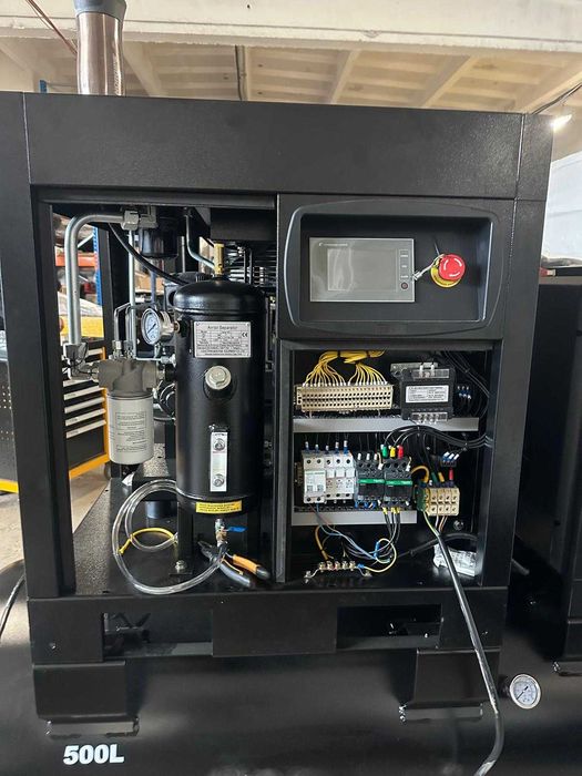 Kompresor Sprężarka śrubowa 5.5kW 400V  500L zbiornik  750L/min