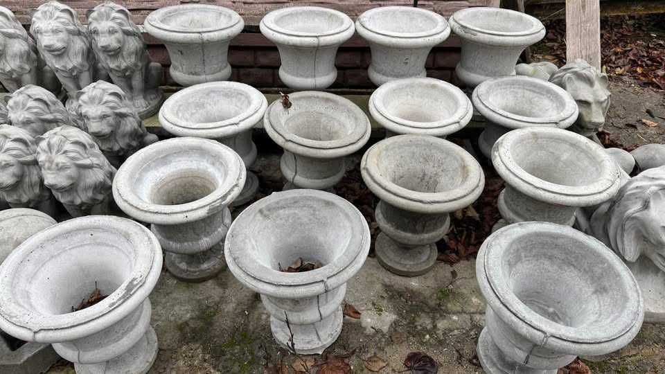 Donice i lwy betonowe. Odlewy betonowe