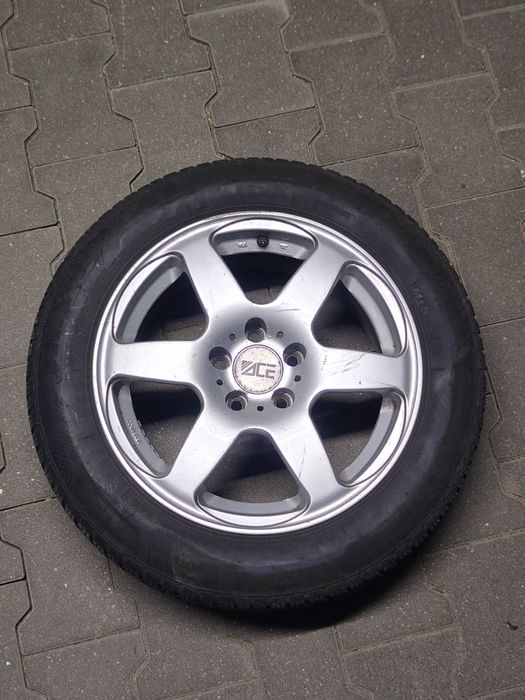 5x100 felgi 15 cali komplet z dwuletnimi oponami