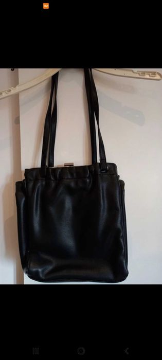 Mala preta de ombro - Zara Woman