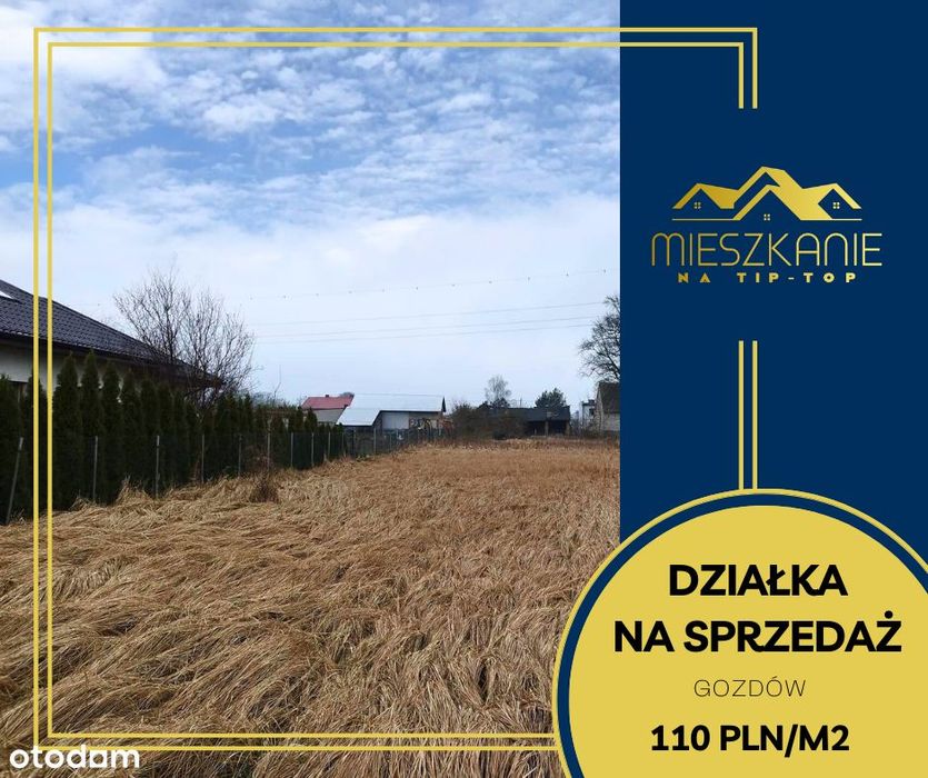 Atrakcyjna działka na sprzedaż. Ogrodzona.