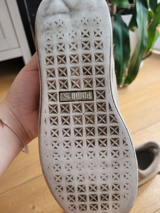 Sneakersy Puma beżowe