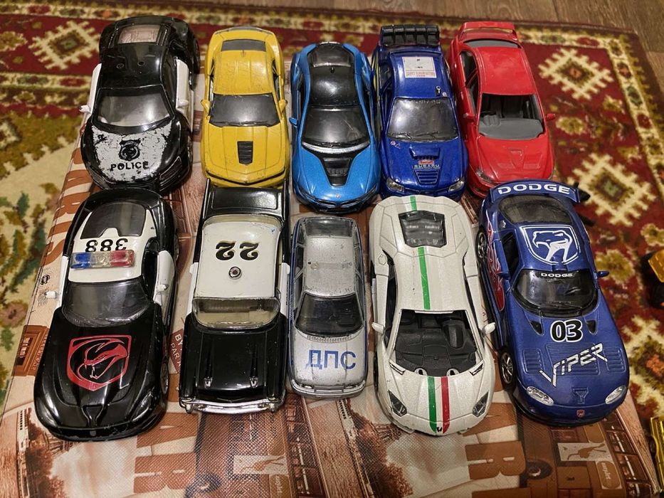 Машинки на любий смак