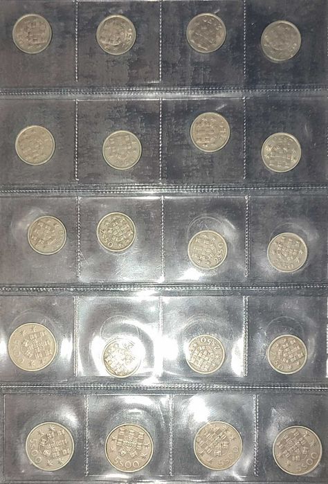 Bolsa 2 com 20 moedas da minha coleção