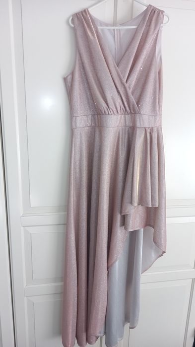 Brokatowa asymetryczna sukienka roz. L/XL