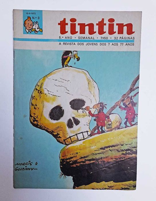 Revista Tintin Nº 3 - 5º Ano - 10-Jun-1972