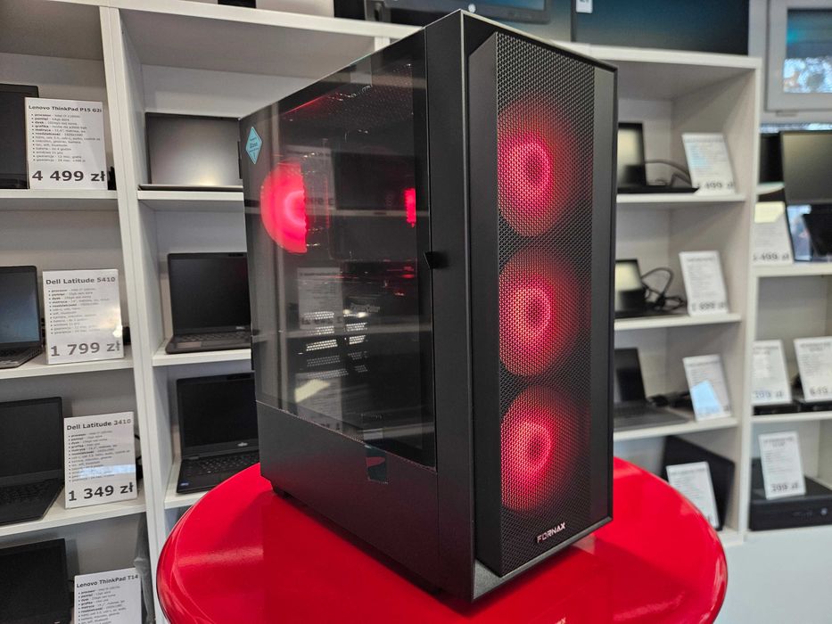 OD RĘKI Nowy Komputer Gamingowy Ryzen 7 8700F 16GB RAM DYSK 1TB NVME Radeon RX 9060XT 16GB Faktura 23% Gwarancja 24 Miesiące KomputeryGamingowe.com