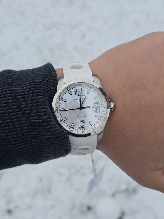 Nowy zegarek certina ds rokie komplet pudełko papiery