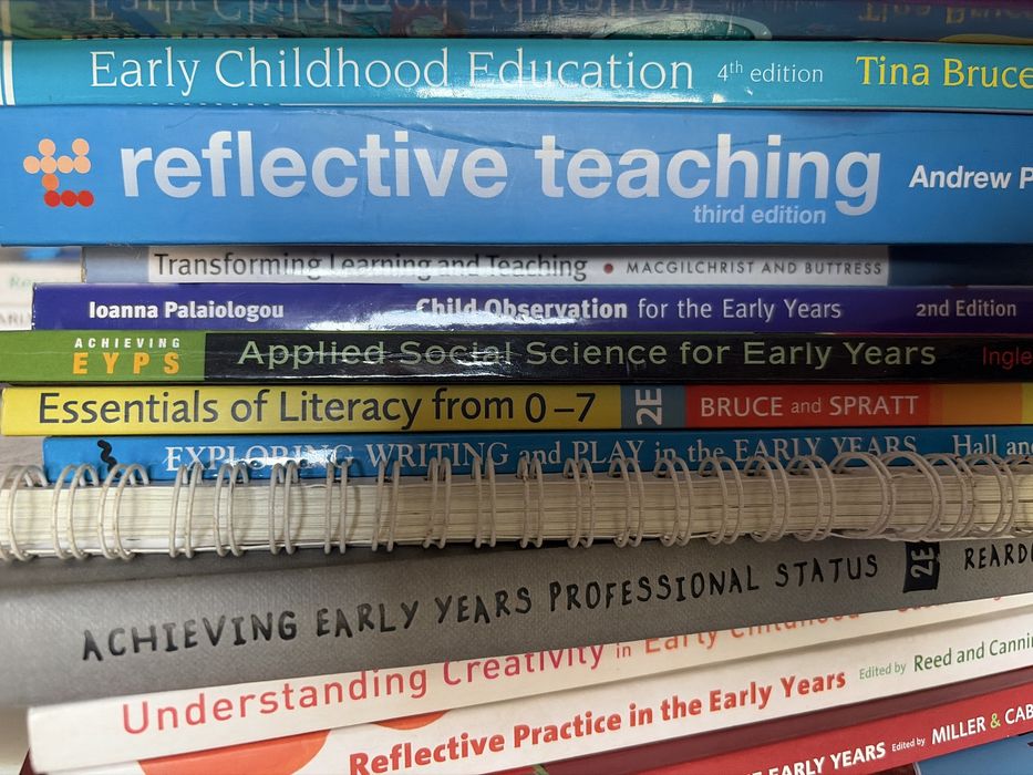 57 books about Early Years Education Studies all in English, mostly from Sage Publisher