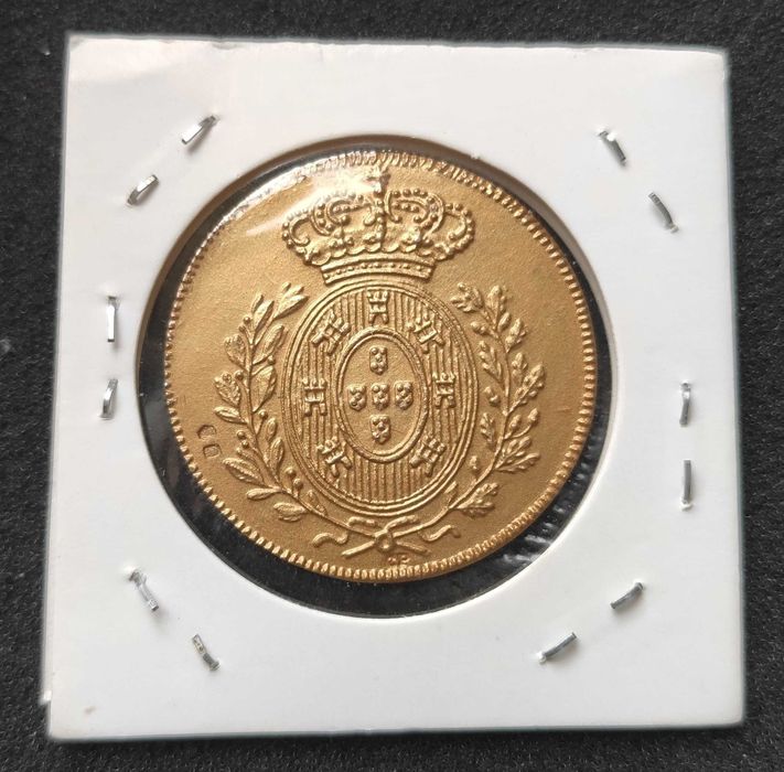 Moeda Réplica D. Pedro IV em Prata - 22g_0.925%