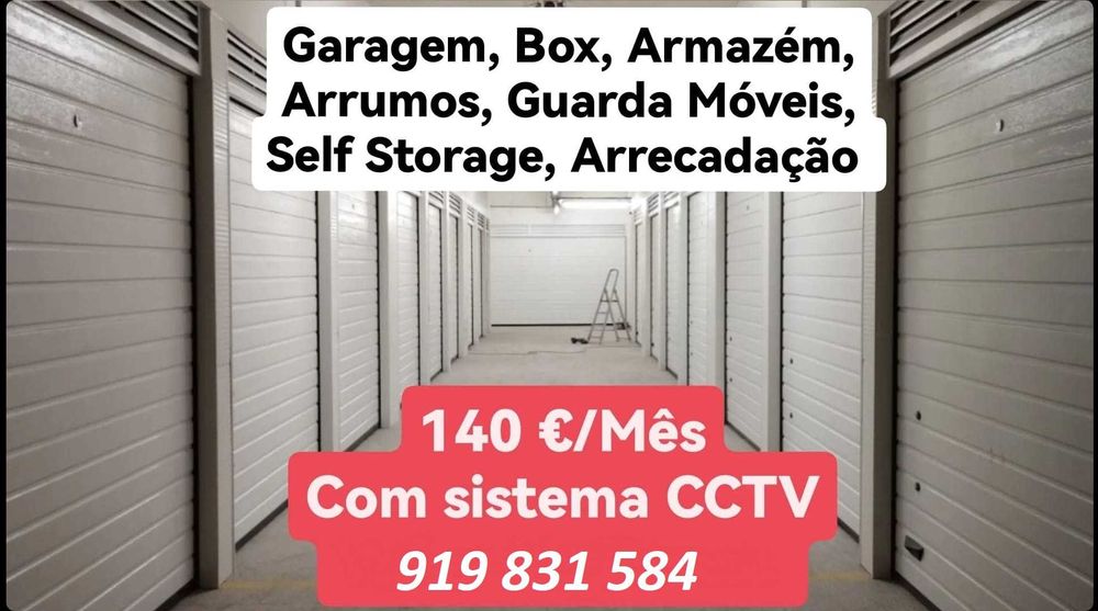 Garagem Individual - Barreiro (Vila Chã) C/ Sistema Segurança CCTV