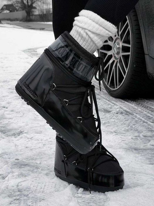 Черевики Moon Boot Full Black premium зимові
