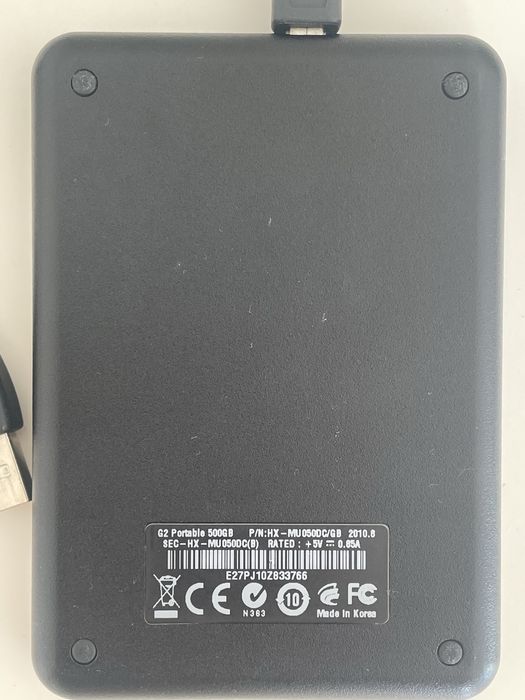 External Hard Drive 500GB64284594763010123