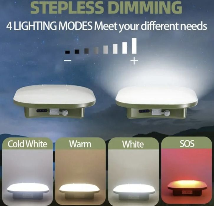 Ліхтар LED FG MOS-ly01 Зелений 80 Вт/15600 Mah/IP65 + Powerb(Оригінал)