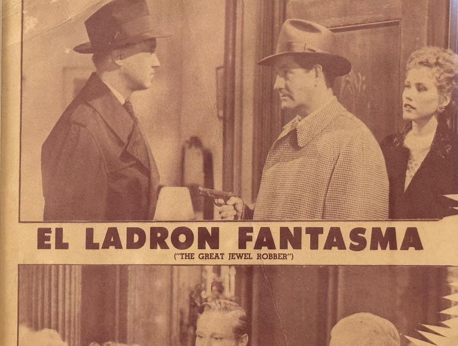 Kolekcjonerski plakat filmowy "El ladrón fantasma" (1950)